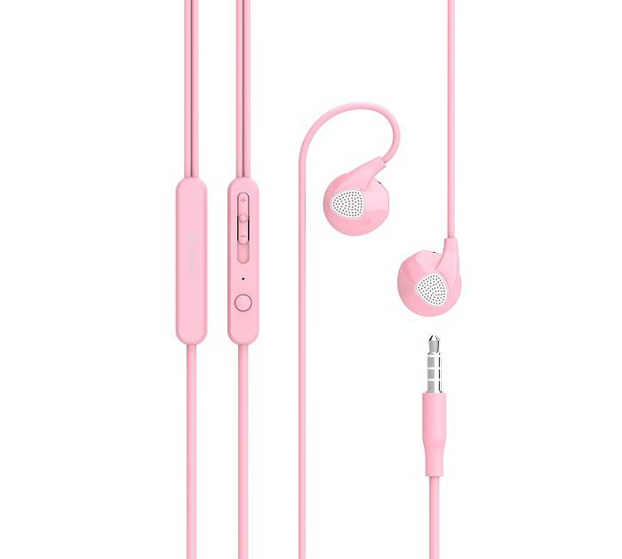 Devia Ripple D2 Pink In-Ear (EarPods) Headphones για Κλήσεις & Μουσική Devia Ripple D2 Pink In-Ear (EarPods) Headphones για Κλήσεις & Μουσική