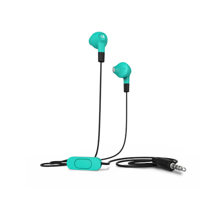 Motorola Hybrid In-Ear/Buds Turquoise Headset & Hands-Free + Music & Call Control Motorola Hybrid In-Ear/Buds Turquoise Headset & Hands-Free + Music & Call Control
