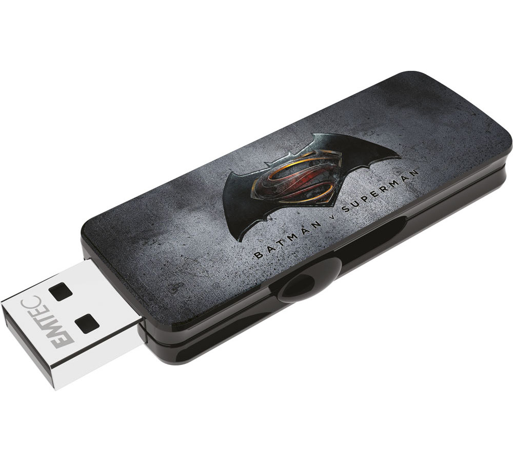 Emtec M700 Batman v Superman: Dawn of Justice USB 2.0 Flash Drive 16GB Emtec M700 Batman v Superman: Dawn of Justice USB 2.0 Flash Drive 16GB