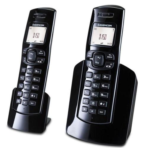 Ασύρματο Τηλέφωνο Sagem D150 Duo ECO Μαύρο (3425163570943) Ασύρματο Τηλέφωνο Sagem D150 Duo ECO Μαύρο (3425163570943)
