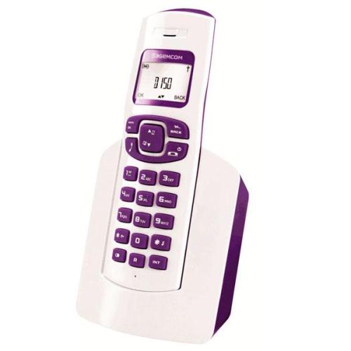 Ασύρματο Τηλέφωνο Sagem D150 ECO Λευκό-Μωβ (3425163570981) Ασύρματο Τηλέφωνο Sagem D150 ECO Λευκό-Μωβ (3425163570981)