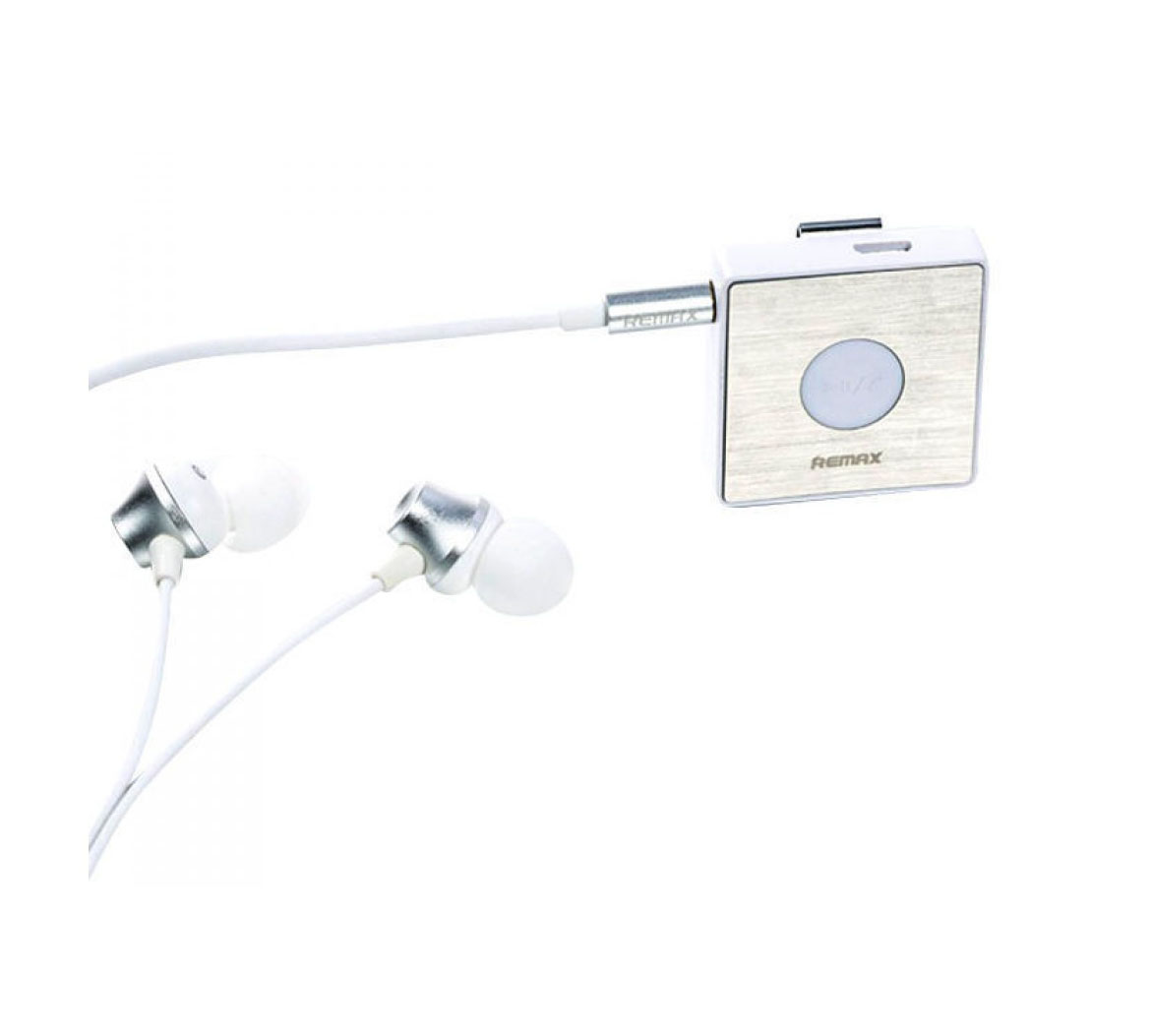 Remax RB-S3 Sport Clip-On Bluetooth Headset White με ενσωματωμένο clip για να μπορεί να στερεωθεί στα ρούχα σας! Remax RB-S3 Sport Clip-On Bluetooth Headset White με ενσωματωμένο clip για να μπορεί να στερεωθεί στα ρούχα σας!