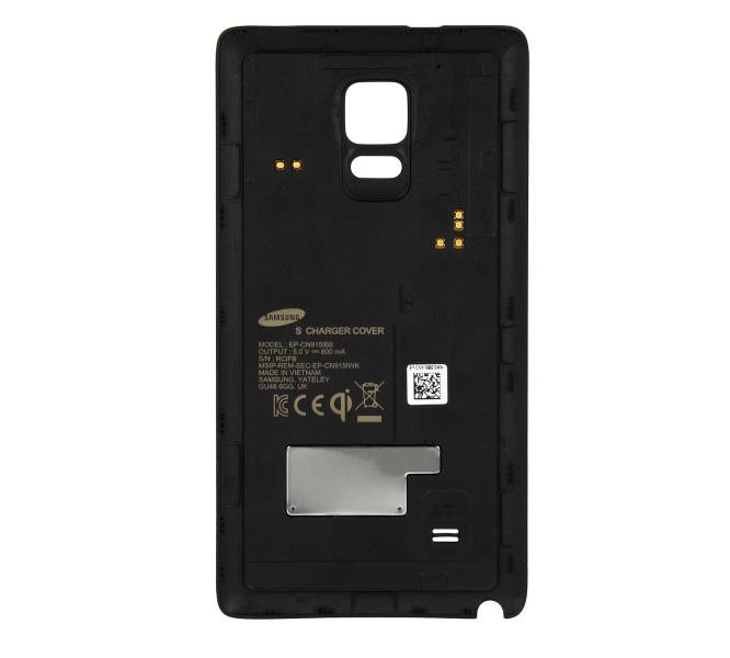 Samsung Original S Charger Back Cover (καπάκι μπαταρίας για ασύρματη φόρτιση) για Galaxy Note Edge SM-N915F Black EP-CN915IBE Samsung Original S Charger Back Cover (καπάκι μπαταρίας για ασύρματη φόρτιση) για Galaxy Note Edge SM-N915F Black EP-CN915IBE