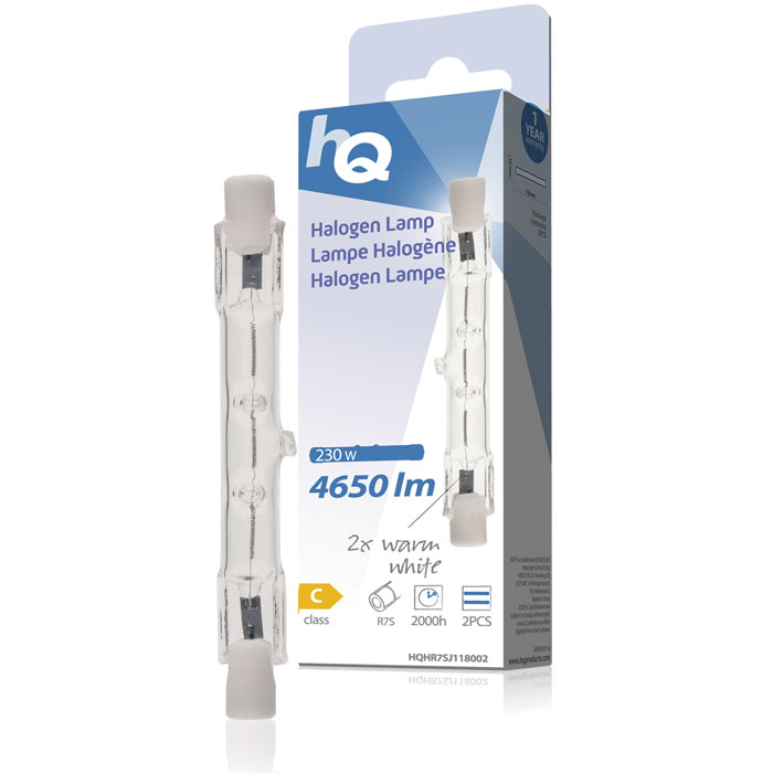 LAMP HQH R7S J118002 Halogen lamp J118 R7S 230 W 4650 lm 2800K (Λαμπτήρας αλογόνου ) LAMP HQH R7S J118002 Halogen lamp J118 R7S 230 W 4650 lm 2800K (Λαμπτήρας αλογόνου )