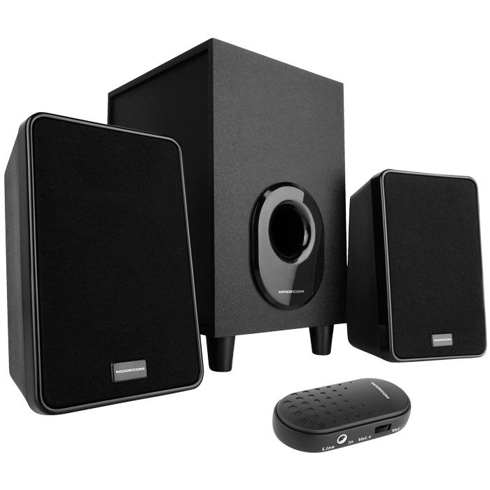 MODECOM MC-S1 SPEAKER SET 2.1 SYSTEM WITH WIRED VOLUME CONTROL (Στερεοφωνικά ηχεία 21, 2x 25W, σε μαύρο...) MODECOM MC-S1 SPEAKER SET 2.1 SYSTEM WITH WIRED VOLUME CONTROL (Στερεοφωνικά ηχεία 21, 2x 25W, σε μαύρο...)
