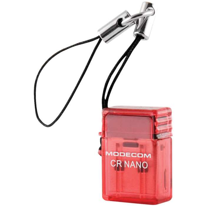 MODECOM CR-NANO RED CARD READER (Card reader ) MODECOM CR-NANO RED CARD READER (Card reader )