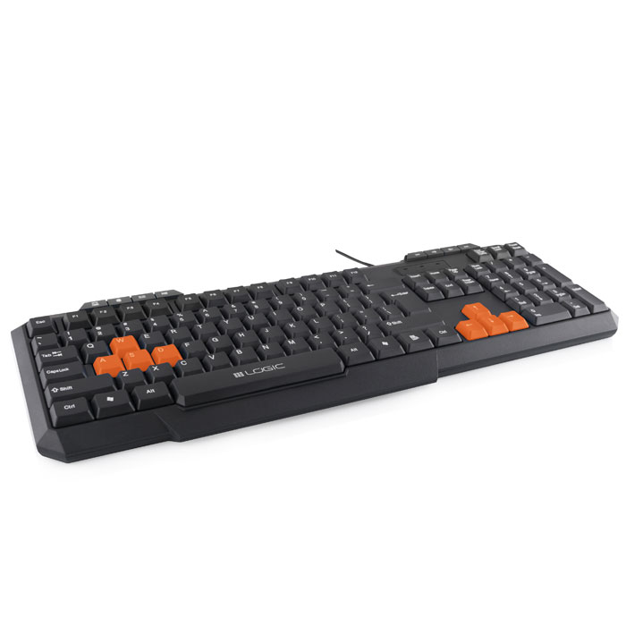 LOGIC LK-21 WIRED GAMING KEYBOARD US LAYOUT (Eνσύρματο USB gaming πληκτρολόγιο LK-21) LOGIC LK-21 WIRED GAMING KEYBOARD US LAYOUT (Eνσύρματο USB gaming πληκτρολόγιο LK-21)