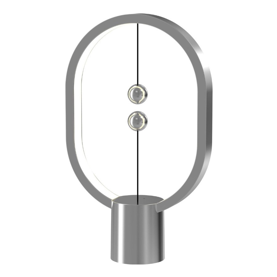 Allocacoc HENG Balance Lamp Ellipse Mini Aluminum | Διακοσμητική λάμπα με μαγνητικό διακόπτη Allocacoc HENG Balance Lamp Ellipse Mini Aluminum | Διακοσμητική λάμπα με μαγνητικό διακόπτη