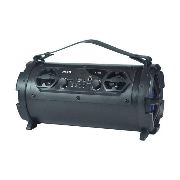 MTK FT999 Multimedia Speaker Black: Bluetooth + Line-in + microSD + USB + FM Radio + Karaoke + Microphone