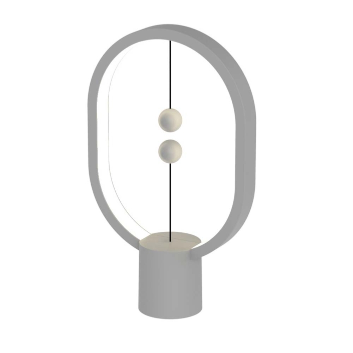 Allocacoc HENG Balance Lamp Ellipse Plastic Mini Light Grey | Διακοσμητική λάμπα με μαγνητικό διακόπτη Allocacoc HENG Balance Lamp Ellipse Plastic Mini Light Grey | Διακοσμητική λάμπα με μαγνητικό διακόπτη