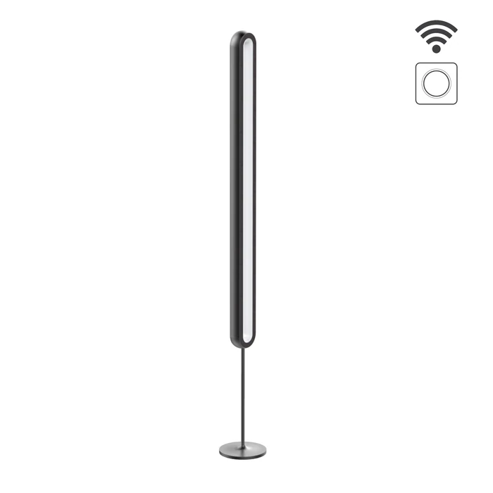 Allocacoc LightPillar |Dimmable| Standing Grey: Επιδαπέδια λάμπα με ρύθμιση φωτεινότητας και on/off μέσω αφής + τηλεχειριστήριο Allocacoc LightPillar |Dimmable| Standing Grey: Επιδαπέδια λάμπα με ρύθμιση φωτεινότητας και on/off μέσω αφής + τηλεχειριστήριο