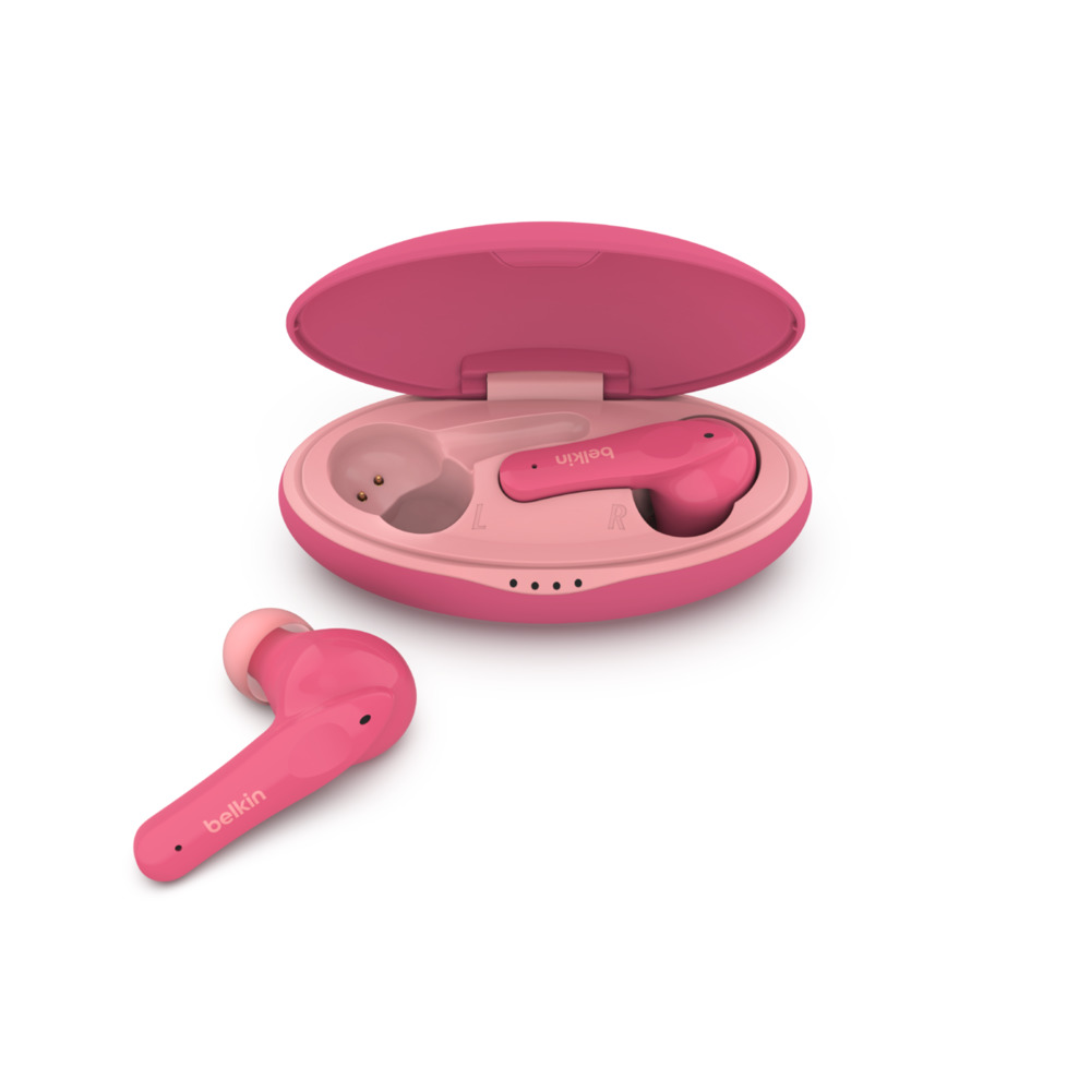 Belkin PAC003btPK SOUNDFORM Nano Wireless Earbuds for Kids (Ακουστικά σχεδιασμένα για παιδιά με μέγιστο έντασης) Belkin PAC003btPK SOUNDFORM Nano Wireless Earbuds for Kids (Ακουστικά σχεδιασμένα για παιδιά με μέγιστο έντασης)