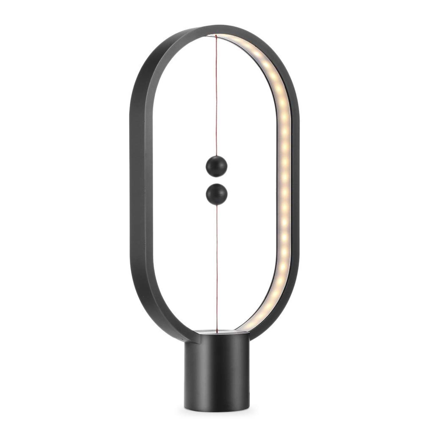 Allocacoc HENG Balance Lamp Ellipse Plastic Maxi Black | Διακοσμητική λάμπα με μαγνητικό διακόπτη Allocacoc HENG Balance Lamp Ellipse Plastic Maxi Black | Διακοσμητική λάμπα με μαγνητικό διακόπτη