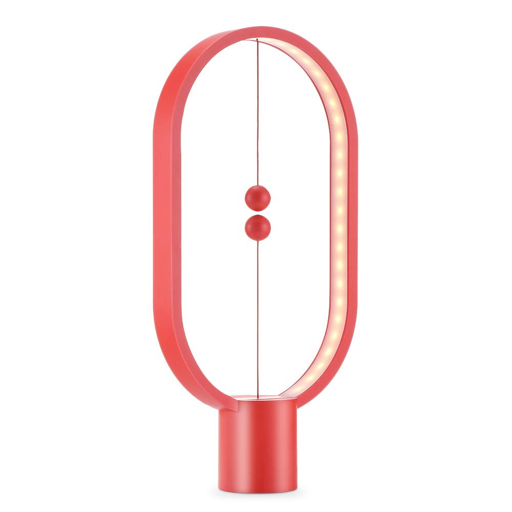 Allocacoc HENG Balance Lamp Ellipse Plastic Maxi Red | Διακοσμητική λάμπα με μαγνητικό διακόπτη Allocacoc HENG Balance Lamp Ellipse Plastic Maxi Red | Διακοσμητική λάμπα με μαγνητικό διακόπτη