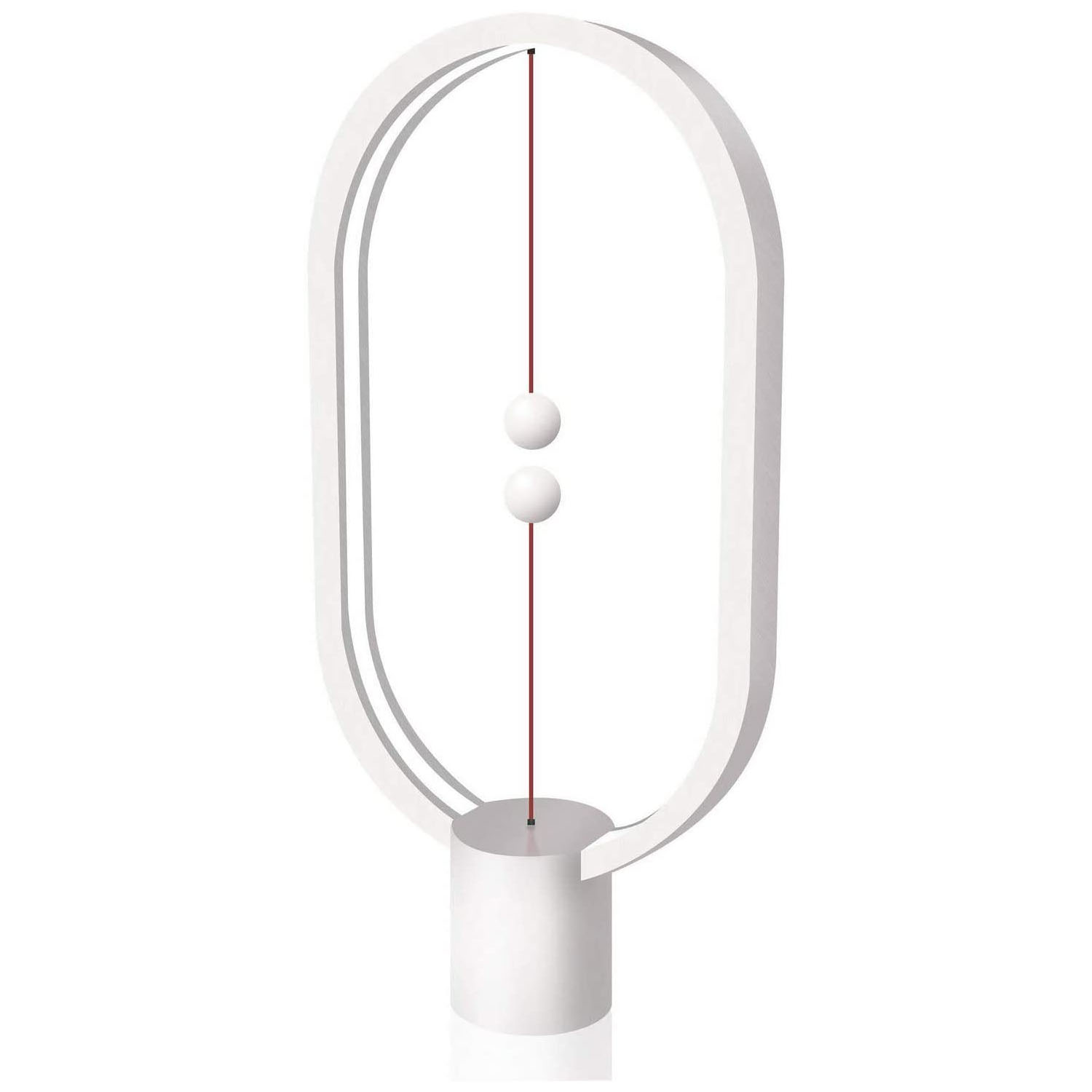 Allocacoc HENG Balance Lamp Ellipse Plastic Maxi White | Διακοσμητική λάμπα με μαγνητικό διακόπτη Allocacoc HENG Balance Lamp Ellipse Plastic Maxi White | Διακοσμητική λάμπα με μαγνητικό διακόπτη
