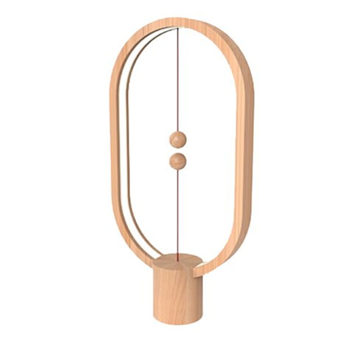 Allocacoc HENG Balance Lamp Ellipse Light Wood  |     