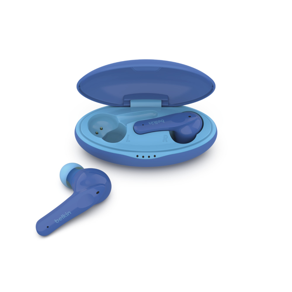Belkin PAC003btBL SOUNDFORM Nano Wireless Earbuds for Kids (Ακουστικά σχεδιασμένα για παιδιά με μέγιστο έντασης) Belkin PAC003btBL SOUNDFORM Nano Wireless Earbuds for Kids (Ακουστικά σχεδιασμένα για παιδιά με μέγιστο έντασης)
