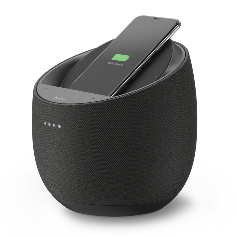 Belkin SOUNDFORM ELITE Black Hi-Fi Smart Speaker + Wireless Charger | Acoustics by Devialet | Google Assistant Belkin SOUNDFORM ELITE Black Hi-Fi Smart Speaker + Wireless Charger | Acoustics by Devialet | Google Assistant