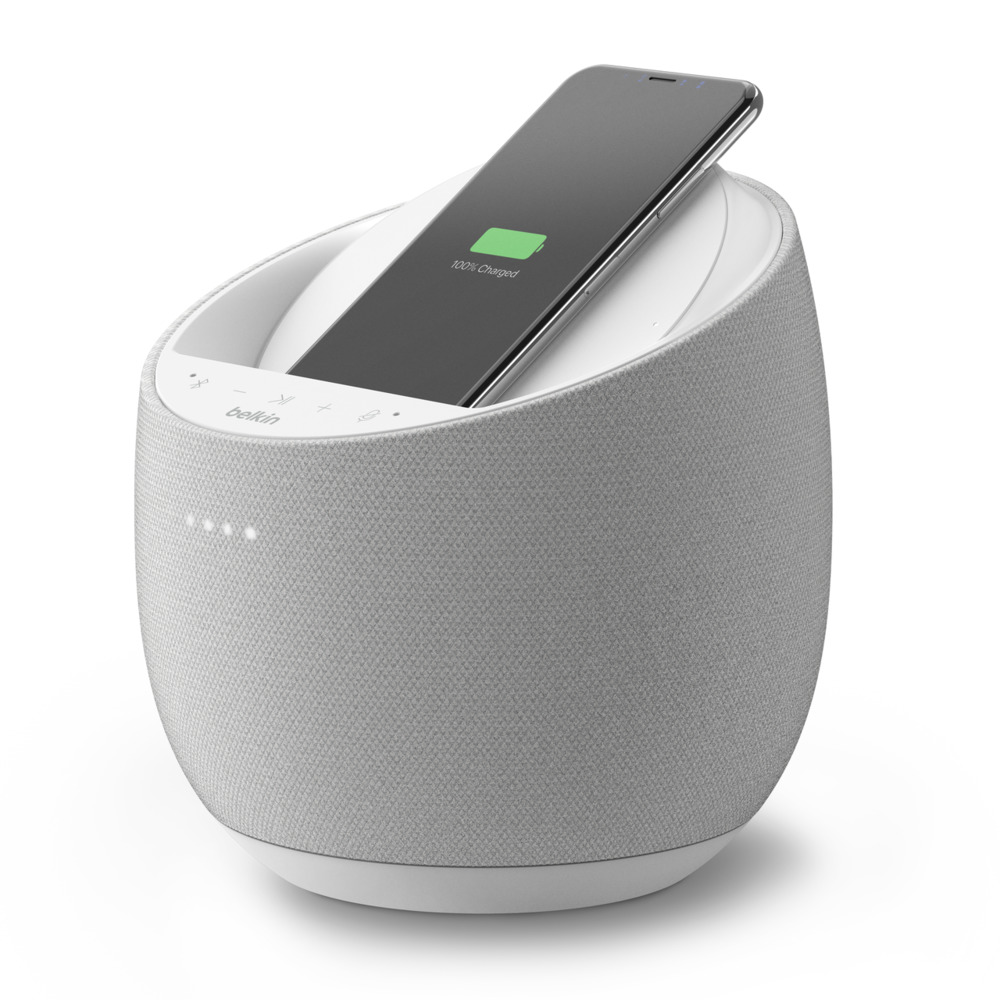 Belkin SOUNDFORM ELITE White Hi-Fi Smart Speaker + Wireless Charger | Acoustics by Devialet | Google Assistant Belkin SOUNDFORM ELITE White Hi-Fi Smart Speaker + Wireless Charger | Acoustics by Devialet | Google Assistant