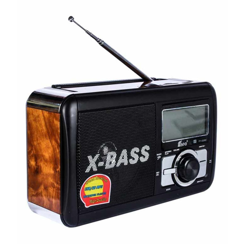 Epe FP-920BT Wooden Portable Multimedia Speaker with Bluetooth + FM Radio + microSD + USB + Line-Out + Mic + Ηχογράφηση Epe FP-920BT Wooden Portable Multimedia Speaker with Bluetooth + FM Radio + microSD + USB + Line-Out + Mic + Ηχογράφηση