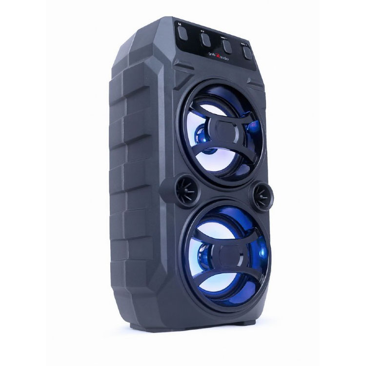 Gembird SPK-BT-13 Party Speaker | Bluetooth + Line-in + microSD + USB + FM Radio + Karaoke + Multi-Colored LED Party Lights Gembird SPK-BT-13 Party Speaker | Bluetooth + Line-in + microSD + USB + FM Radio + Karaoke + Multi-Colored LED Party Lights