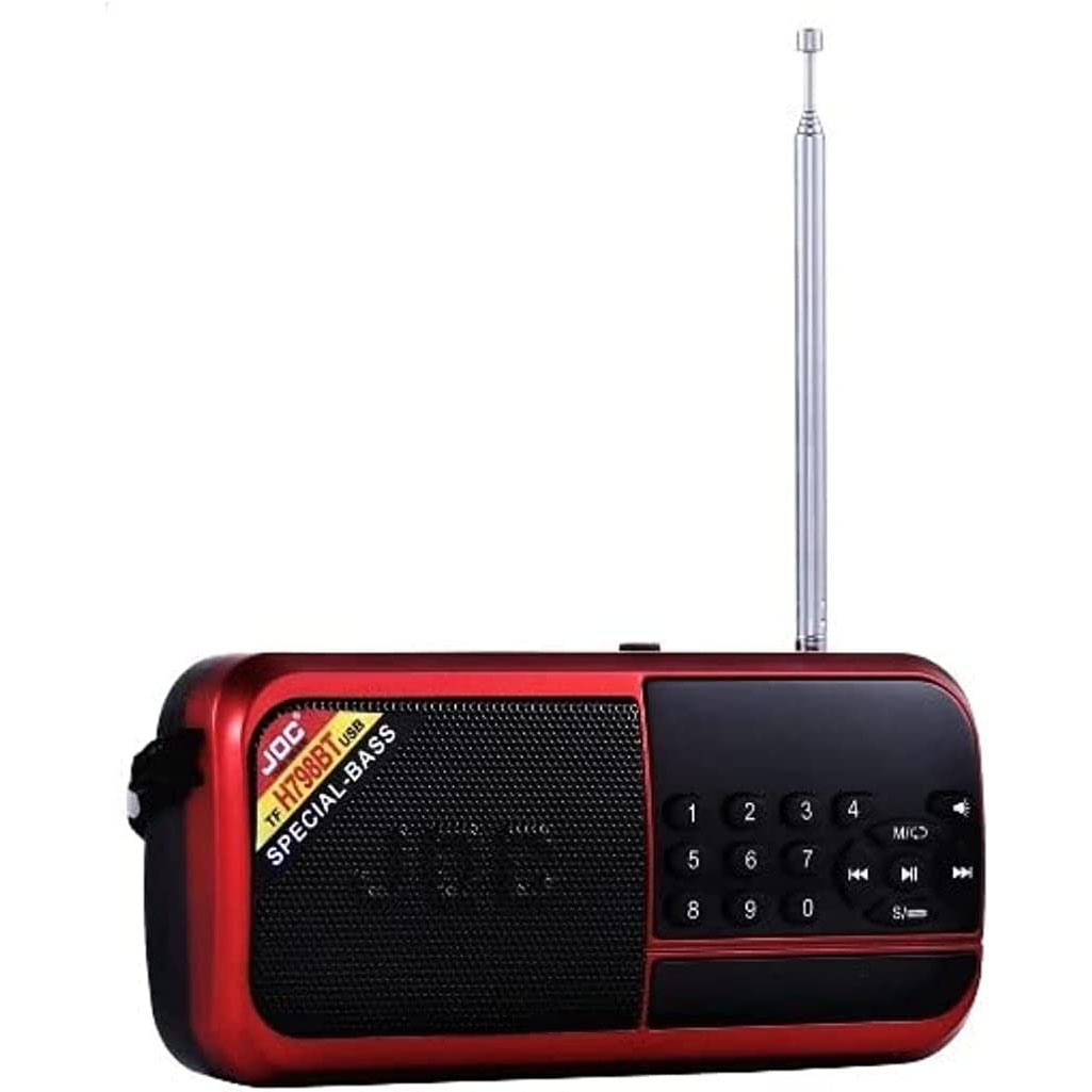 Joc H798BT Portable Bluetooth Speaker with FM Radio + microSD + USB + Line-Out