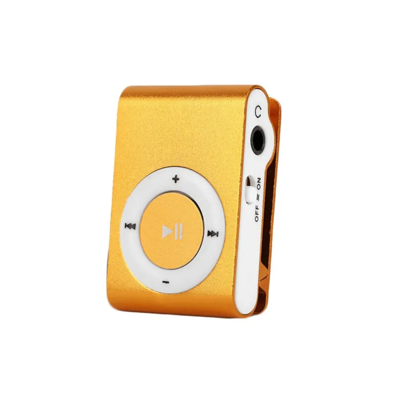 Soultronic MP21 Mini Fashion Clip Metal MP3 Player & microSD Slot Gold