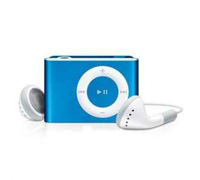 Soultronic MP21 Mini Fashion Clip Metal MP3 Player & microSD Slot Blue