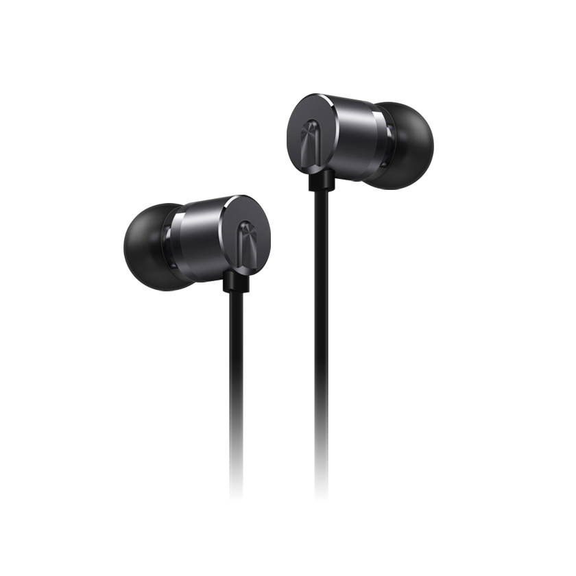 OnePlus Bullets Type-C Black: In-Ear Stereo Headset & Hands-Free + 3-Button Remote ( & )