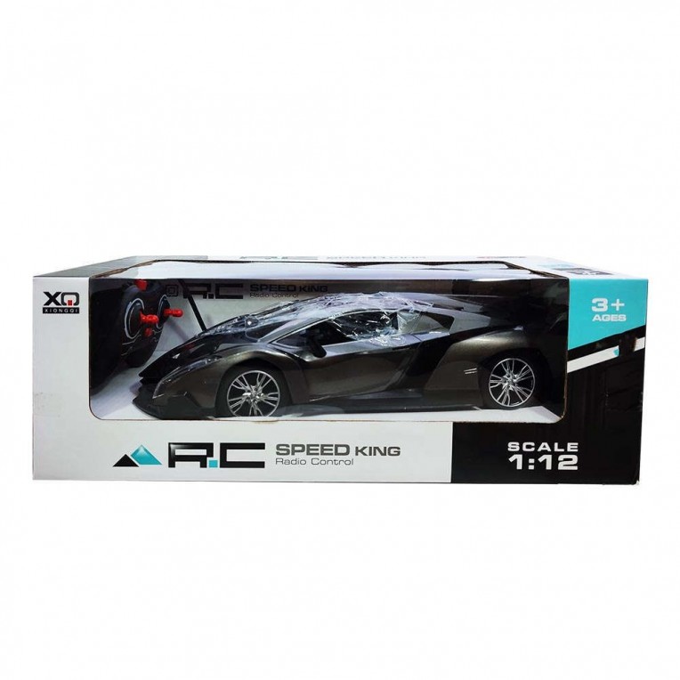 Kider Toys Τηλεκατευθυνόμενο Αυτοκίνητο Supercar Γκρι με Φώτα 1:12 + Επαναφορτιζόμενες Μπαταρίες + USB Φορτιστής Kider Toys Τηλεκατευθυνόμενο Αυτοκίνητο Supercar Γκρι με Φώτα 1:12 + Επαναφορτιζόμενες Μπαταρίες + USB Φορτιστής