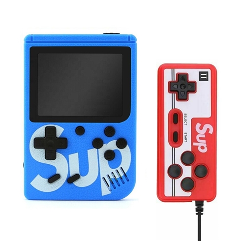 Soultronic Sup Game Box Plus Blue + Χειριστήριο για 2ο Παίκτη | Ρετρό Κονσόλα με 400 Παιχνίδια | Οθόνη 3.0'' + Ηχείο + ΤV-Out Soultronic Sup Game Box Plus Blue + Χειριστήριο για 2ο Παίκτη | Ρετρό Κονσόλα με 400 Παιχνίδια | Οθόνη 3.0'' + Ηχείο + ΤV-Out