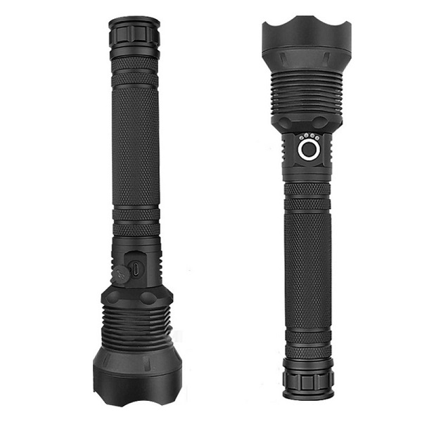 Tangda P70 2500 Lumens LED Military Grade Flashlight |  + Strobe + SOS | Zoomable + Waterproof IP65 | 2  