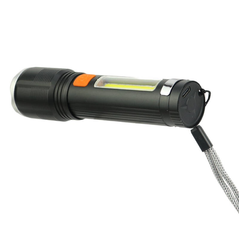 Tangda BX-P12 1200 Lumens LED Flashlight |  + Alarm +    | Zoomable + Waterproof