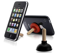 iPlunger Sucker Phone Stand Green