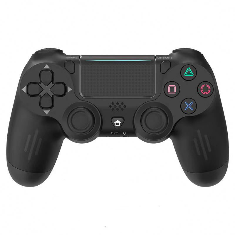 Double Motor Vibration 4 Ασύρματο Gamepad για PS4 Black Double Motor Vibration 4 Ασύρματο Gamepad για PS4 Black