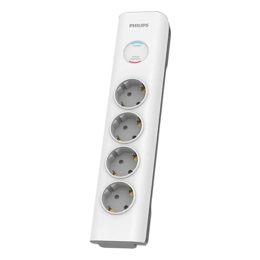 Philips SPN7040WA-39 Πολύπριζο ασφαλείας, 4x schuko 16A, 2m, λευκό, braided καλώδιο τροφοδοσίας Philips SPN7040WA-39 Πολύπριζο ασφαλείας, 4x schuko 16A, 2m, λευκό, braided καλώδιο τροφοδοσίας