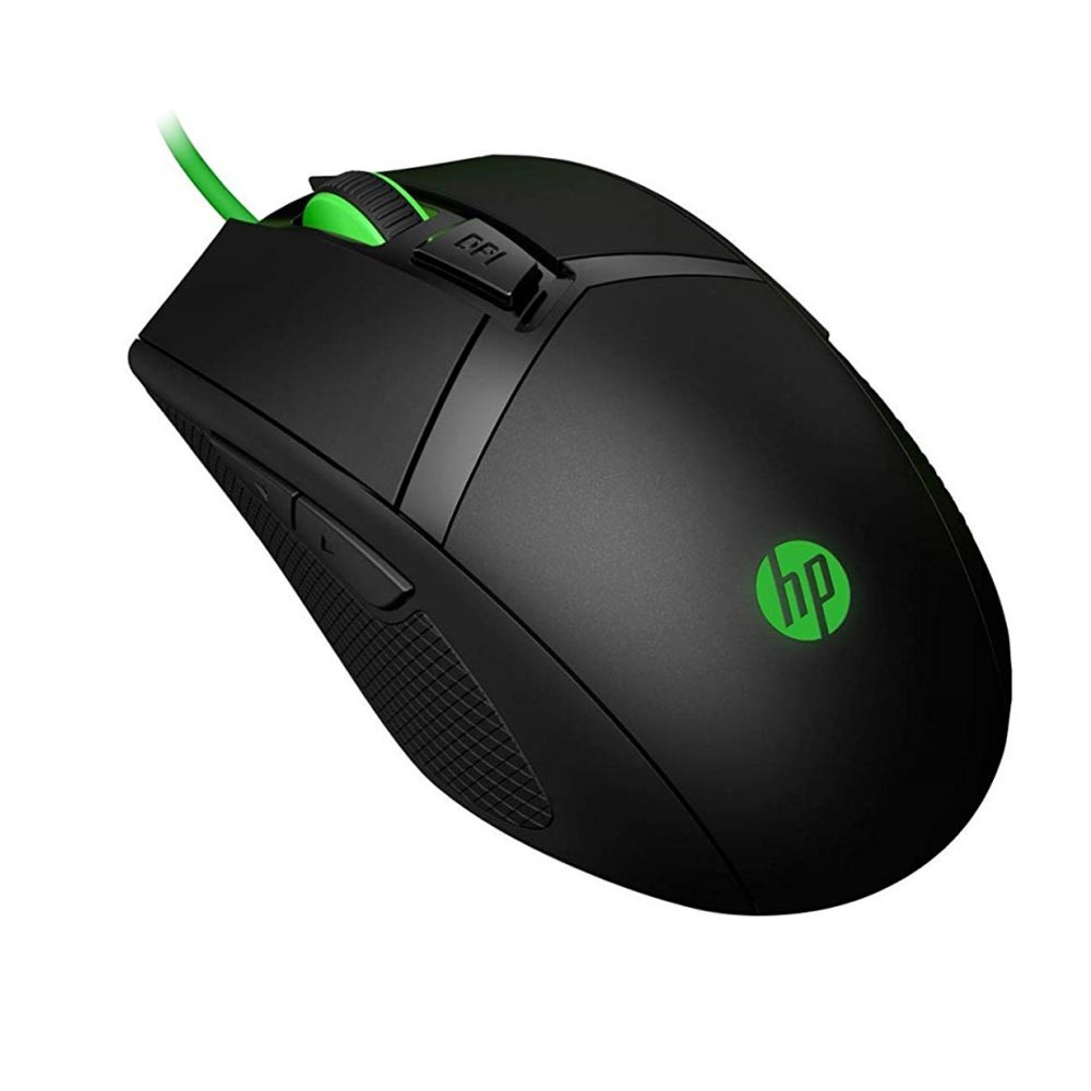 HP Pavilion Gaming Mouse 300 (4PH30AA) | Ambidextrous Design | 5.000 DPI Optical Sensor | On-the-fly Settings