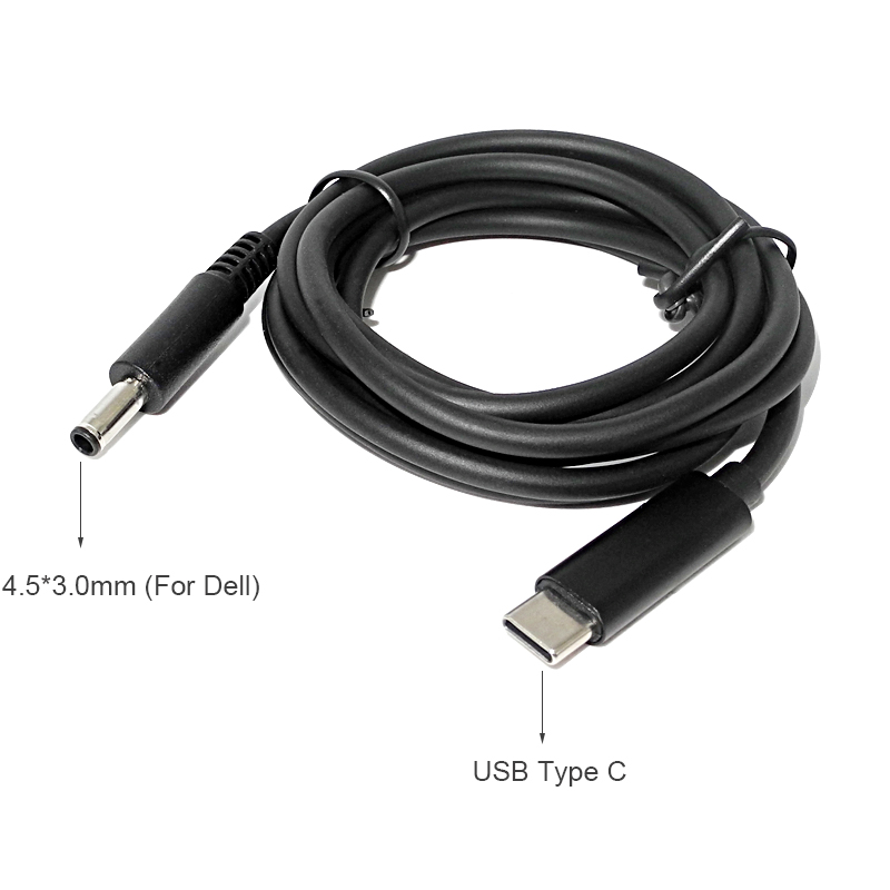 Soultronic PD14 Type-C PD Charging Cable  Dell   4.5 x 3.0mm | Power Adapter Jack Converter