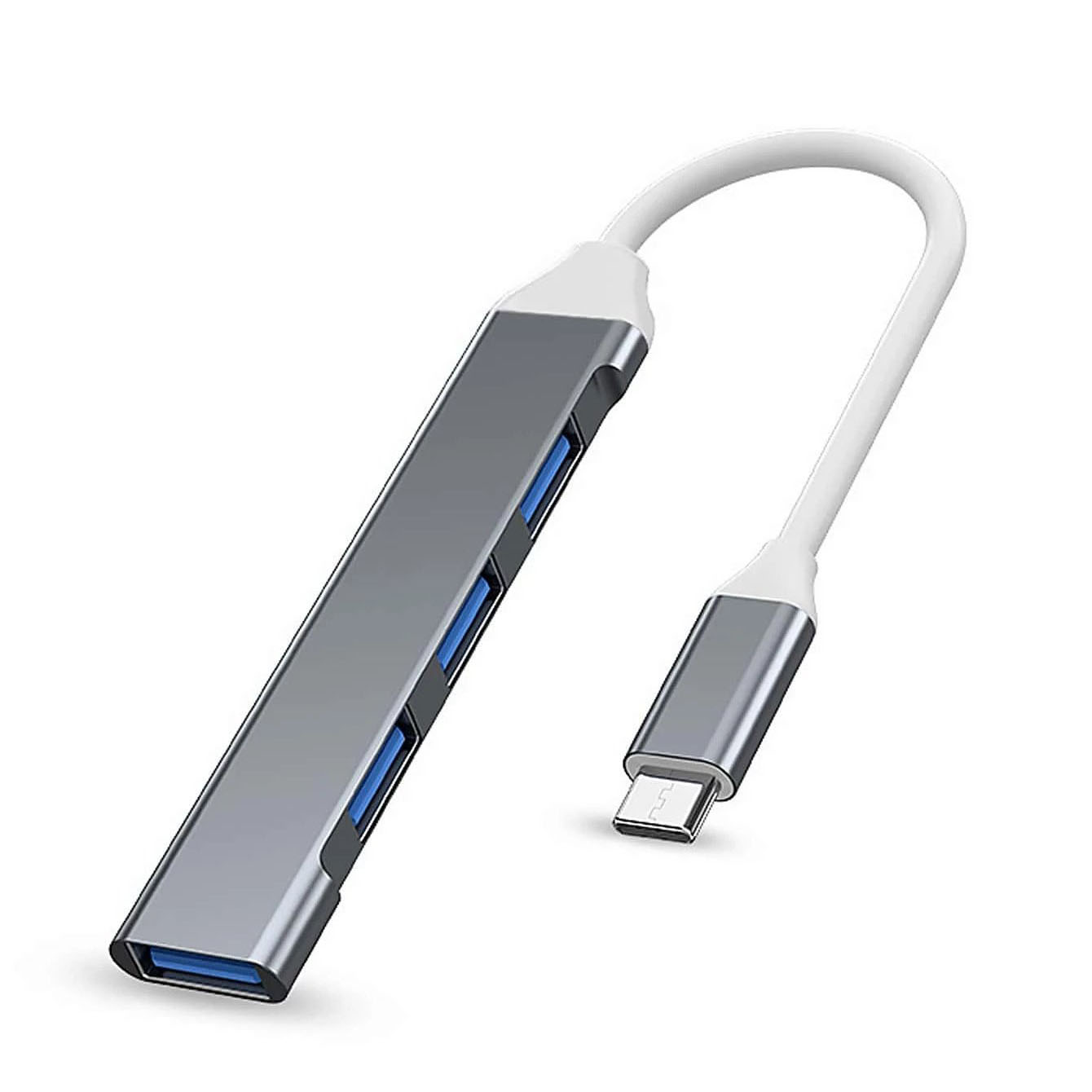 Soultronic HUB41 Anthracite High Speed USB 3.0 Hub | Type-C --> 4 x USB | Light & Portable | Aluminium Design Soultronic HUB41 Anthracite High Speed USB 3.0 Hub | Type-C --> 4 x USB | Light & Portable | Aluminium Design