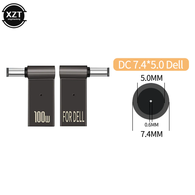 Soultronic PD23 Type-C PD Charging Adapter για Dell με βύσμα 7.4 x 5.0mm | Power Adapter Jack Converter Soultronic PD23 Type-C PD Charging Adapter για Dell με βύσμα 7.4 x 5.0mm | Power Adapter Jack Converter