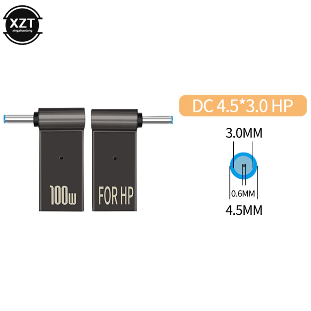 Soultronic PD20 Type-C PD Charging Adapter  HP   4.5 x 3.0mm | Power Adapter Jack Converter