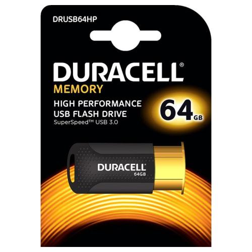 USB 3.1 Flash Disk Duracell High Performance 64GB Μαύρο-Χρυσό (5055190177273) USB 3.1 Flash Disk Duracell High Performance 64GB Μαύρο-Χρυσό (5055190177273)