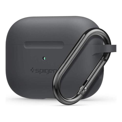 Spigen (ASD00536) Silicone Fit Case για Apple AirPods Pro με Γάντζο Charcoal Grey Spigen (ASD00536) Silicone Fit Case για Apple AirPods Pro με Γάντζο Charcoal Grey