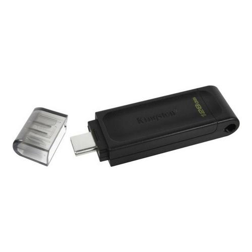 USB 3.2 Flash Disk Kingston DT70 USB C 128GB Μαύρο (740617305371) USB 3.2 Flash Disk Kingston DT70 USB C 128GB Μαύρο (740617305371)