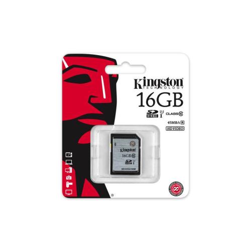 Κάρτα μνήμης SDHC C10 Kingston 45MB/s 16Gb (740617243413) Κάρτα μνήμης SDHC C10 Kingston 45MB/s 16Gb (740617243413)