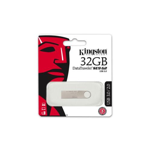 USB 3.0 Flash Disk Kingston DTSE9H G2 32GB Ασημί (740617237689) USB 3.0 Flash Disk Kingston DTSE9H G2 32GB Ασημί (740617237689)
