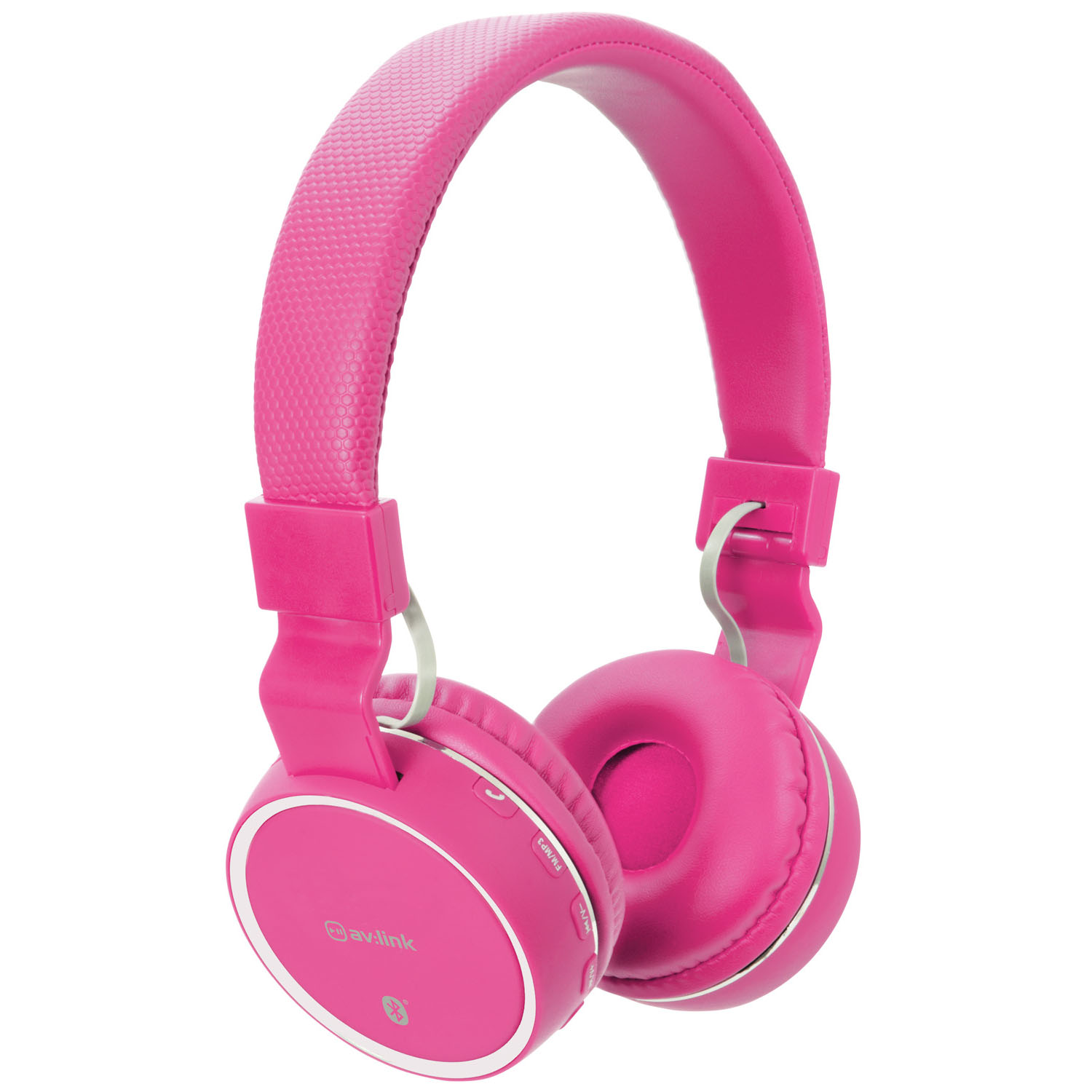 AvLink Wireless Bluetooth Headphones PBH10-PNK | 40mm Drivers + FM Radio + microSD Slot + Foldable AvLink Wireless Bluetooth Headphones PBH10-PNK | 40mm Drivers + FM Radio + microSD Slot + Foldable