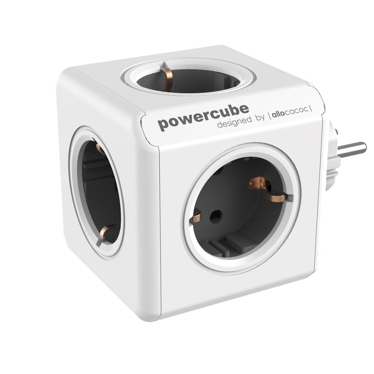 Allocacoc PowerCube Original Grey |  5  (1100GY/DEORPC)