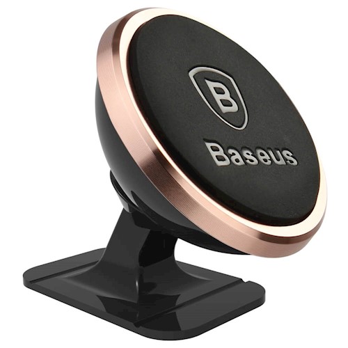 Baseus 360-degree Rotation Magnetic Mount Holder Rose Gold:     + Stand