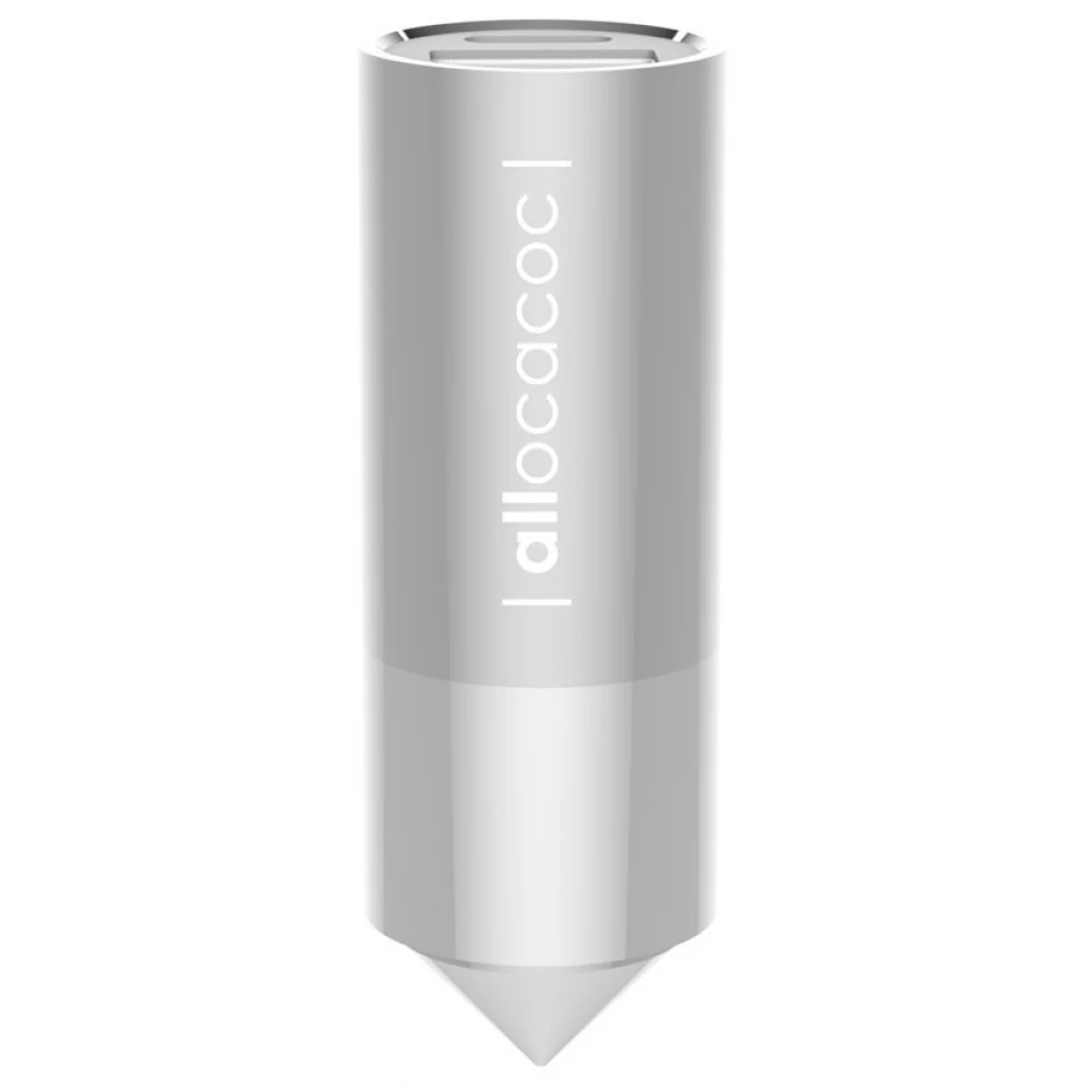 Allocacoc CarCharger | USB-C | Aluminum -    USB + Type-C @ 3.4A